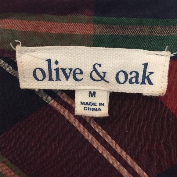 Olive and Oak plaid button down - Picture 5 of 5